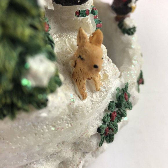 HERITAGE MINT HOLIDAY COLLECTION MUSICAL WATER FOUNTAIN SANTA WORKSHOP Vintage - Picture 8 of 12